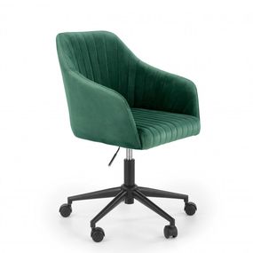 Kancelárska stolička FRESCO Halmar Tmavo zelená