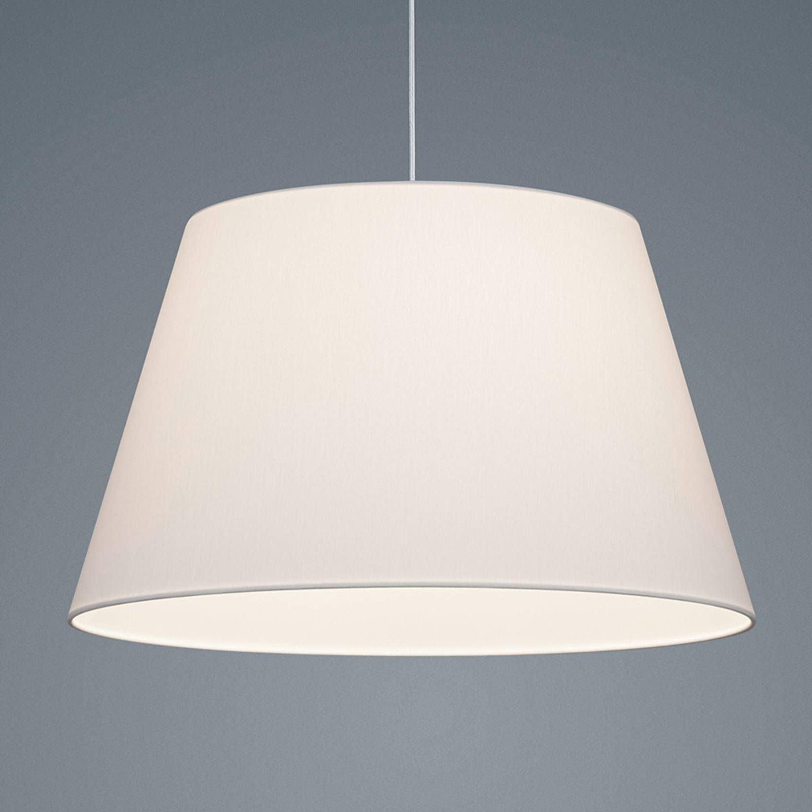 Helestra Certo závesná lampa kužeľovitá 1pl biela, Obývacia izba / jedáleň, chinc, kov, E27, 100W, K: 26cm
