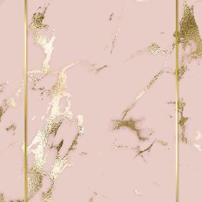 Koberec Mohyla 50x80 cm ružový/zlatý