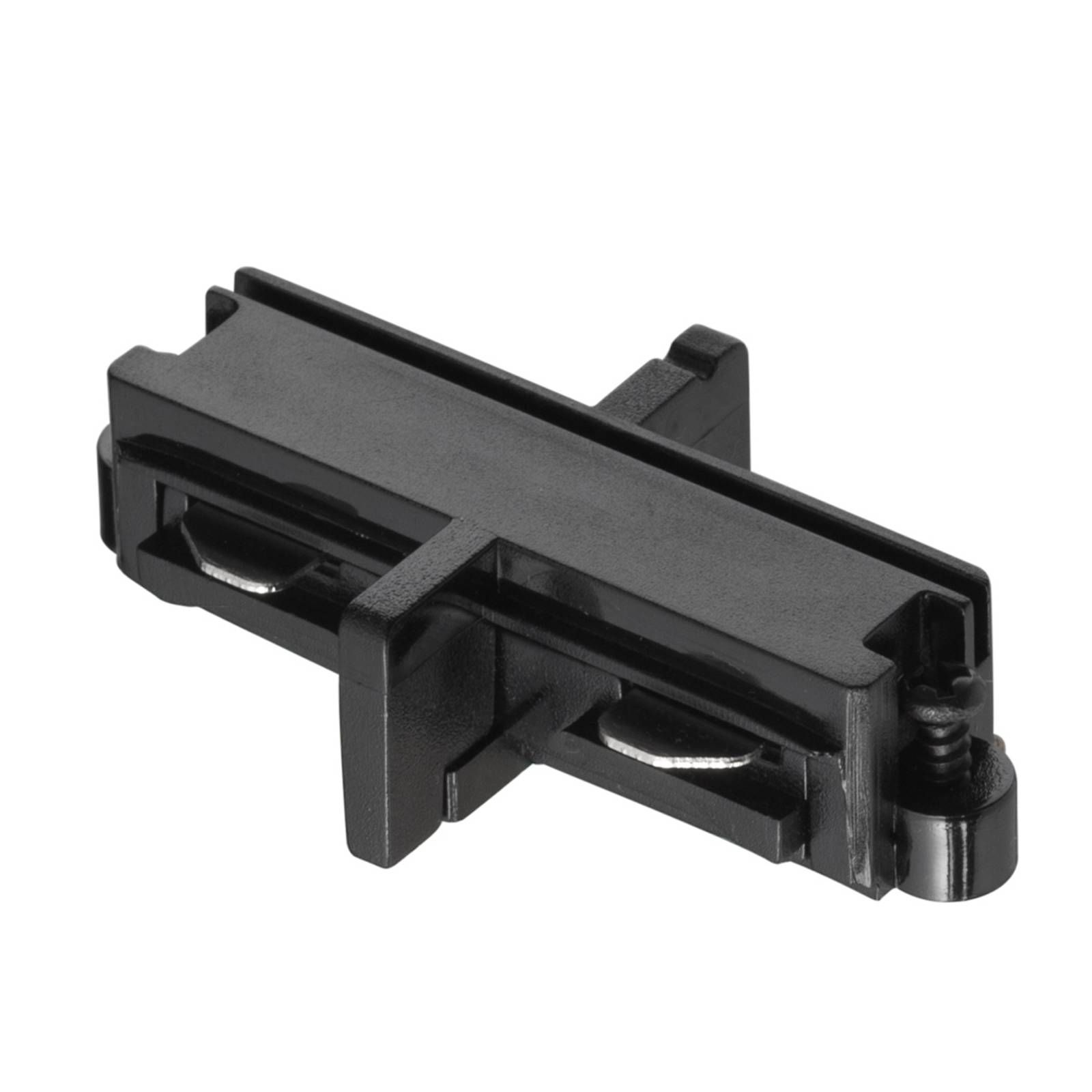Nordlux Konektor pre prívodnú koľajnicu Link, čierny, PVC, P: 6.5 cm, L: 3.5 cm, K: 1.8cm