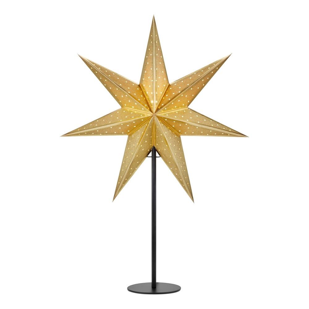 V zlatej farbe vianočná svetelná dekorácia ø 45 cm Glitter – Markslöjd