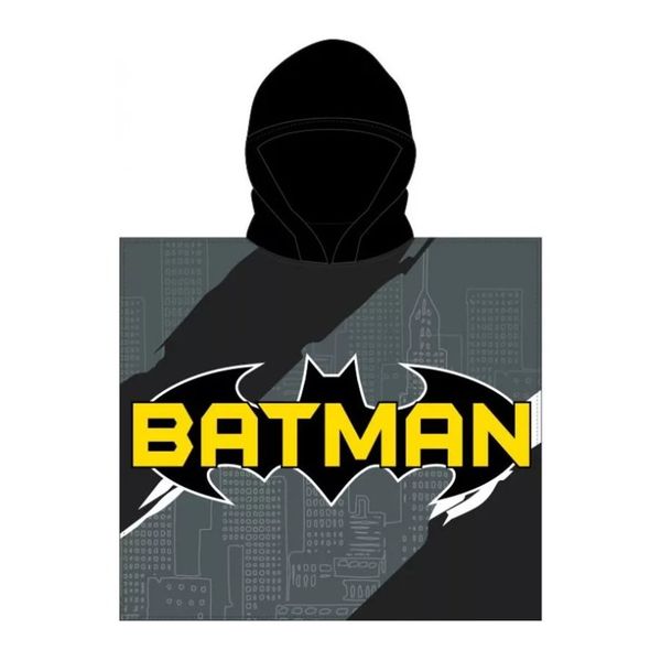 E plus M · Detské pončo - chlapčenská osuška s kapucňou Batman - 55 x 110 cm