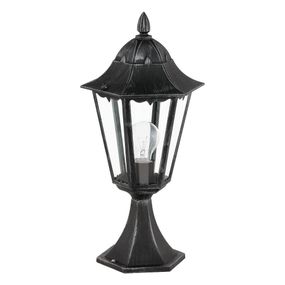 Vonkajšie retro a vintage svietidlo EGLO NAVEDO pedestal black   93462