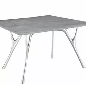 CAIMI BREVETTI - Stôl PEGASO CEMENTO so štvorcovou doskou