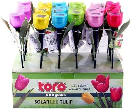 TORO Solárne vonkajšie LED svetlo tulipán