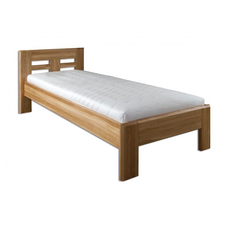 Jednolôžková posteľ 80 cm LK 260 (dub) (masív)