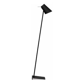 Čierna stojacia lampa s kovovým tienidlom (výška 140 cm) Cardiff – it's about RoMi