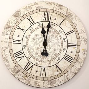 Metal Dekor nástenné hodiny Memories, priemer 60 cm