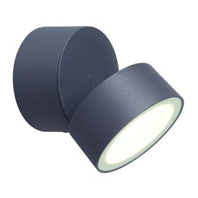 LUTEC 5626001118 TRUMPET nástenné LED svietidlo 9,5W 4000K IP54 tmavá šedá