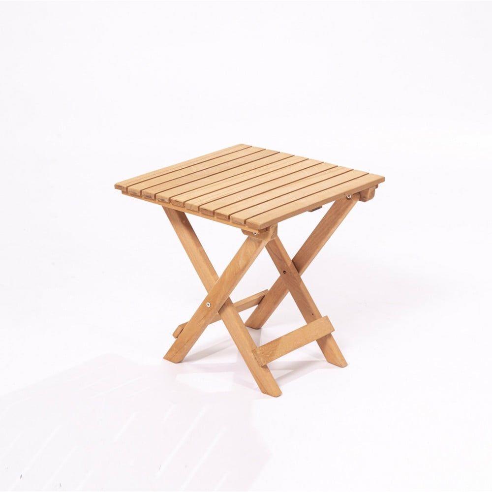 Záhradný odkladací stolík z bukového dreva 40x40 cm - Floriane Garden