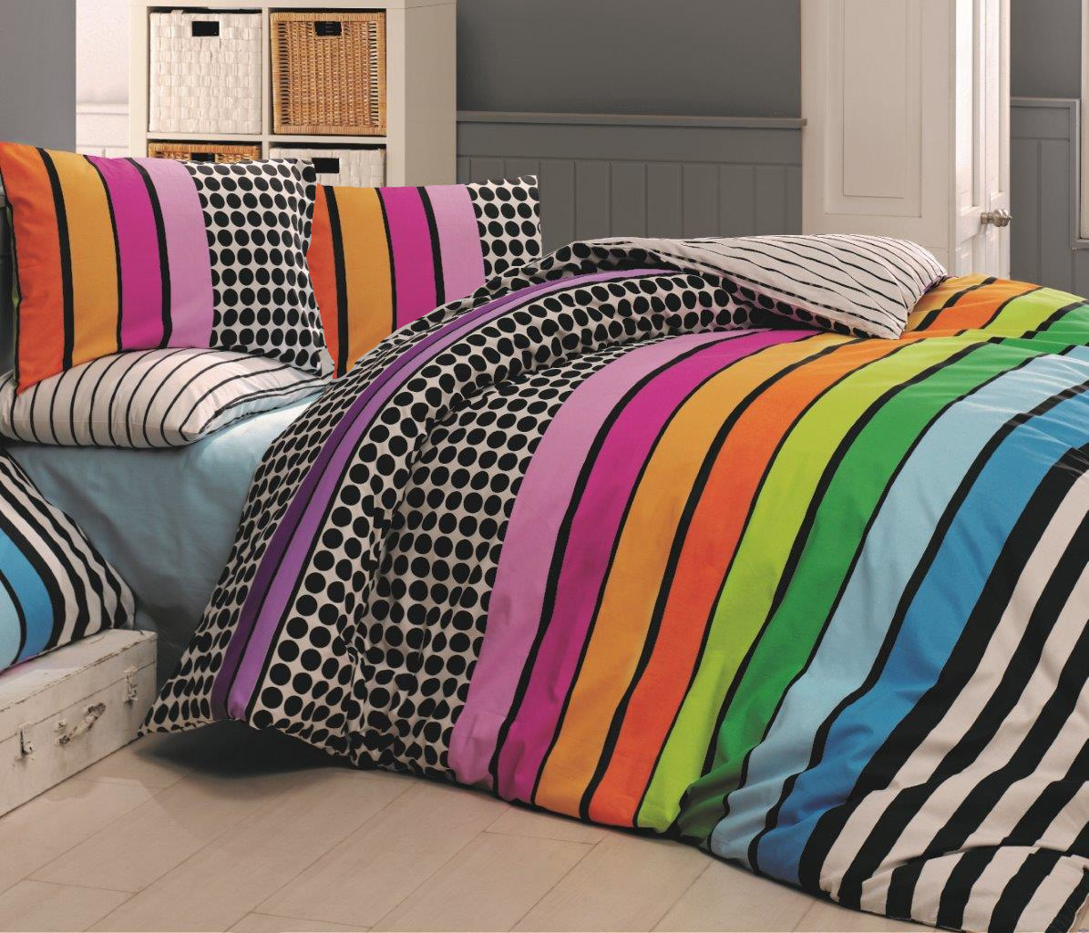 Brotex bavlnené obliečky 140x200/70x90 cm Stripes Duo