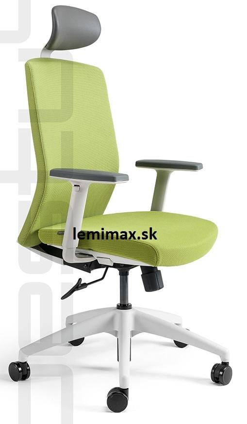 OFFICE PRO bestuhl -  OFFICE PRO bestuhl Kancelárska stolička J2 ECO WHITE SP zelená