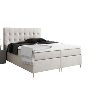 Expedo Čalúnená posteľ boxspring GLORIA + topper, 160x200, jasmine 21