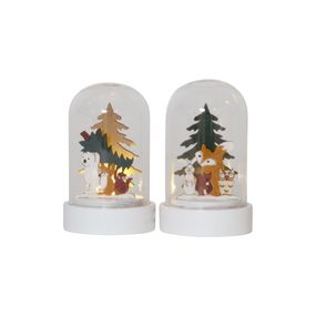 Svetelné dekorácie s vianočným motívom v súprave 2 ks ø 5,5 cm Forest Friends – Star Trading