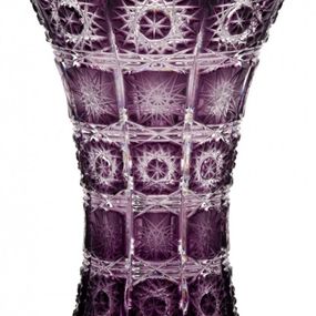 Krištáľová váza Paula II, farba fialová, výška 180 mm
