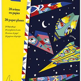 Janod Atelier Origami papierové skladačky Lietadlá Mini 6+