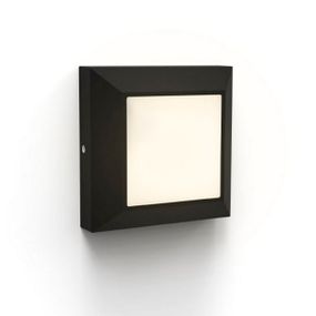 LUTEC 6402105012 HELENA exteriérové nástenné svietidlo LED  4,5W 200lm IP54 3000K matná čierna