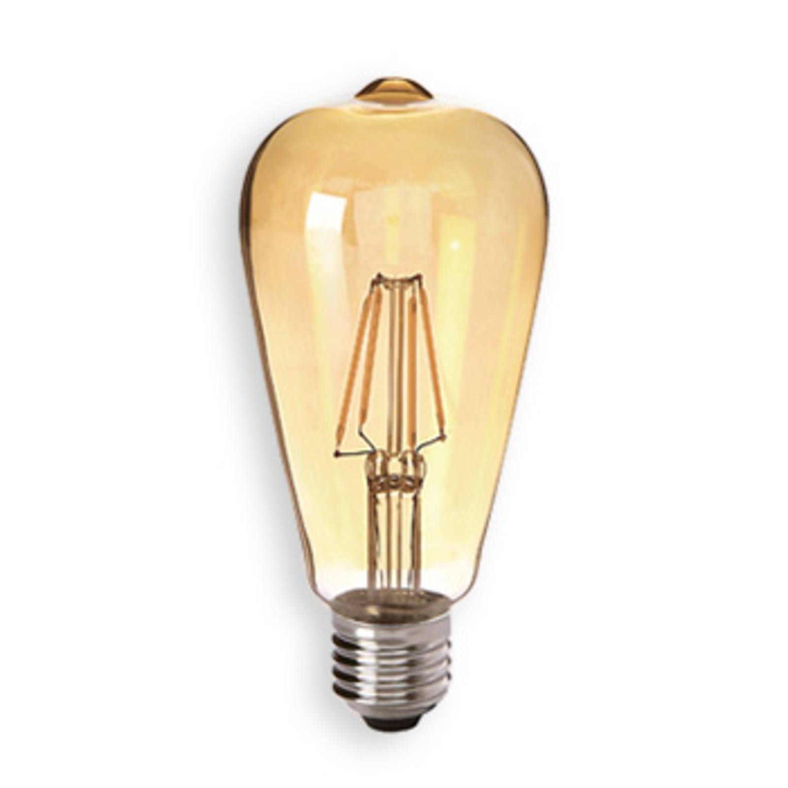 Sylvania E27 4, 5W 825 LED rustikálna žiarovka zlatá, číra, E27, 4.5W, Energialuokka: F, P: 14 cm
