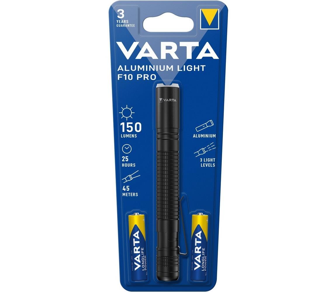 Varta 16606101421 - LED Baterka ALUMINIUM LIGHT LED/2xAAA