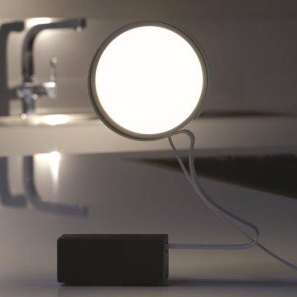 Knikerboker DND Profile – stolná LED lampa biela, Obývacia izba / jedáleň, oceľ, železo, sklo, 7W, K: 24.5cm