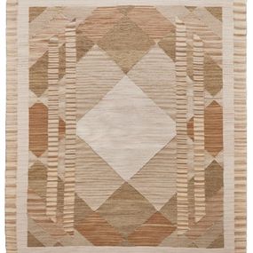 Diamond Carpets koberce Ručne viazaný kusový koberec Fibonacci I DESP HL88 Beige Mix - 80x150 cm