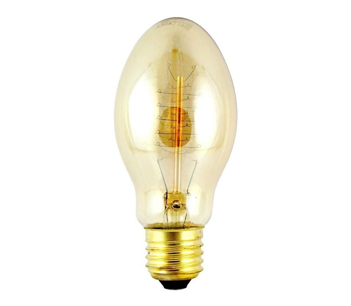 Priemyselná dekoračná stmievateľná žiarovka VINTAGE B53 E27/40W/230V 2000K