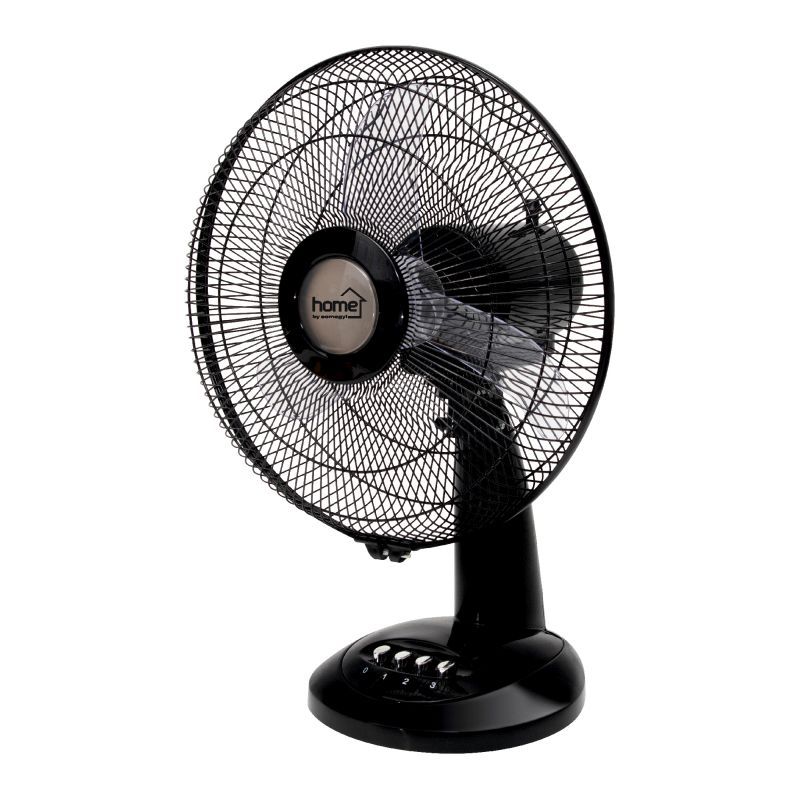 Stolný ventilátor - 30 cm - 40 W - čierna