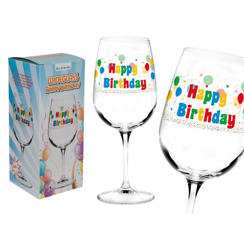 78-7944 Narodeninový pohár na víno - Happy Birthday XL 