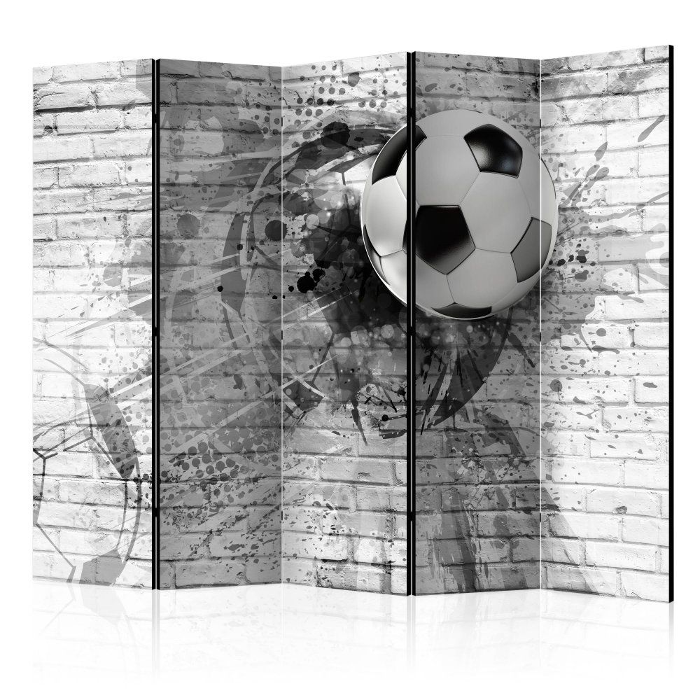 Paraván Dynamic Football Dekorhome 225x172 cm (5-dielny)