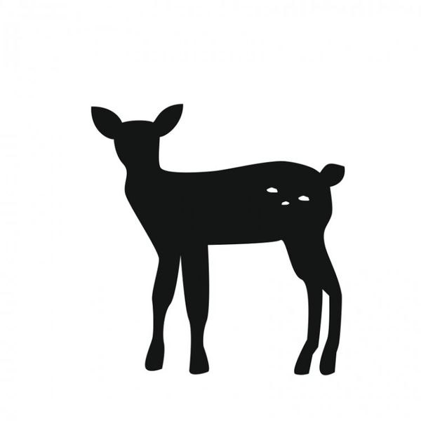 Nálepka na stenu Deer - srnček Z052