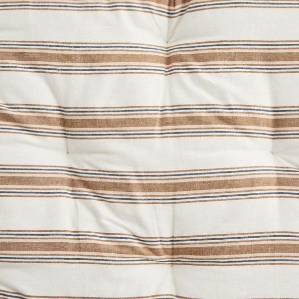 MADAM STOLTZ Bavlnený matrac Printed Off white/Cinnamon 60x100 cm