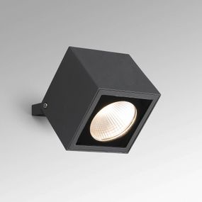 FARO BARCELONA Vonkajšie nástenné LED svietidlo Oko 230 V IP65, hliník, sklo, 20W, L: 10.5 cm, K: 10.5cm