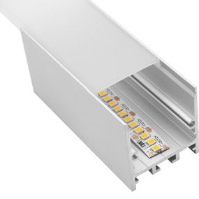 CENTURY AL PROFIL pro LED pásek 15mm závěsný opálový kryt 35x37mm IP20 délka 2m CEN KPRS-3537