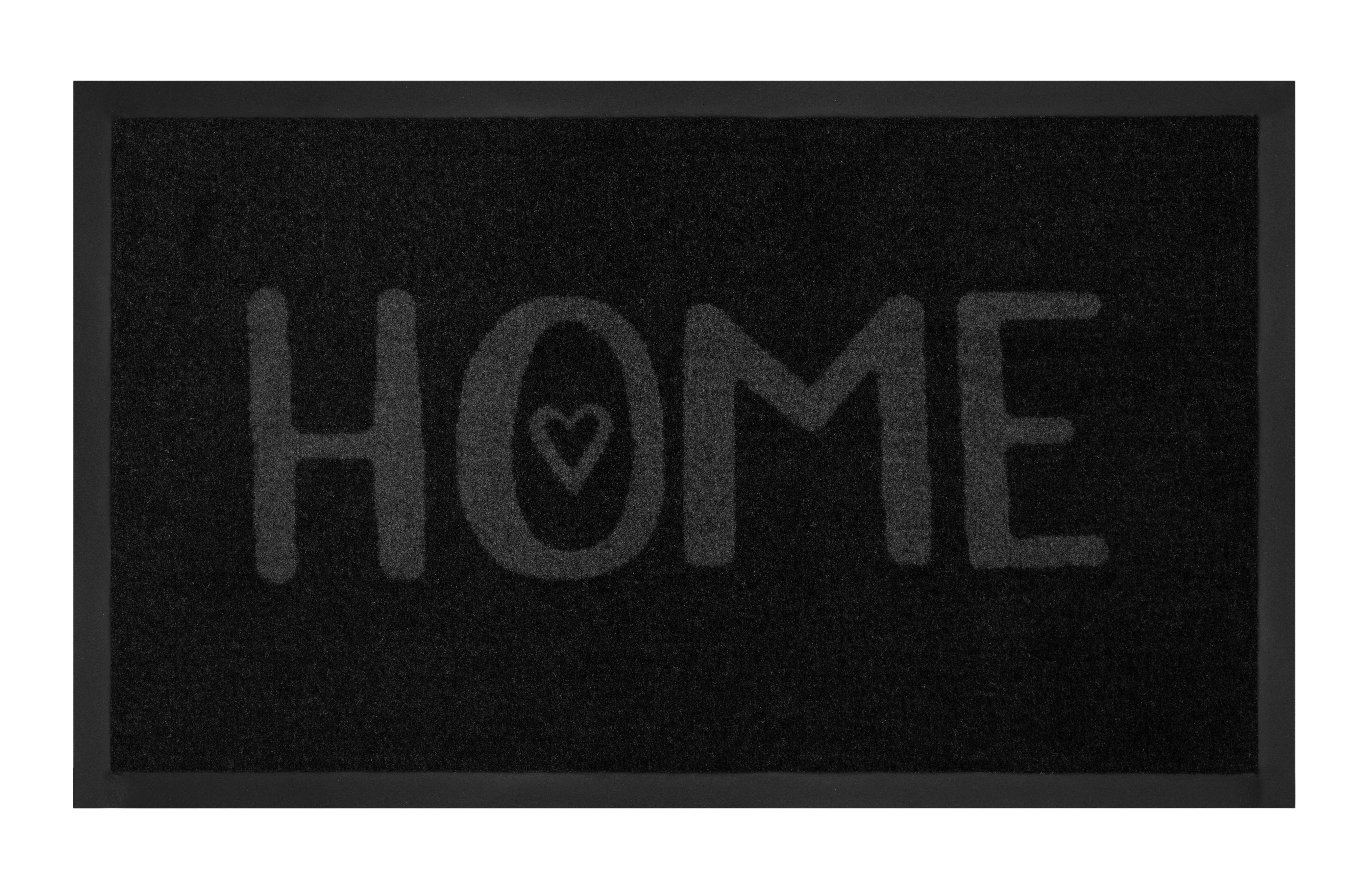 Hanse Home Collection koberce Protišmyková rohožka Home 103803 Anthracite Grey - 45x75 cm