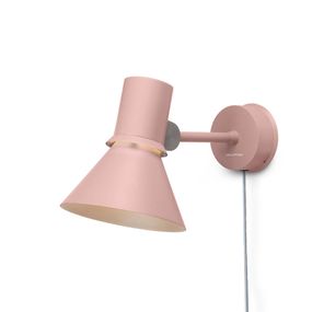 Anglepoise Type 80 nástenné, so zástrčkou, ružové, Obývacia izba / jedáleň, oceľ, hliník, E27, 6W, L: 14.5 cm, K: 16cm