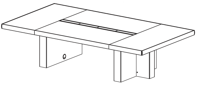 FREZZA - Rokovací stôl CX - 300x160