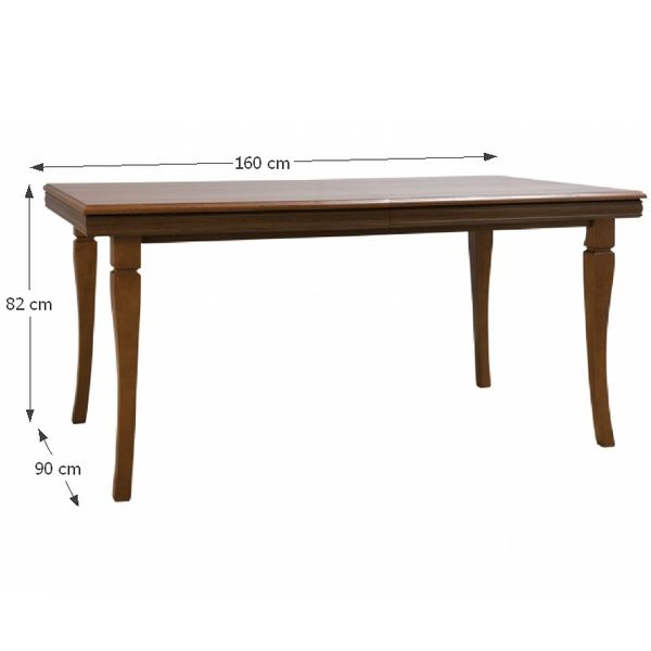 Rustikálny jedálenský stôl Kora ST - samoa king