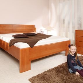 Masívna posteľ s úložným priestorom deluxe 1 - 160/180 x 200cm -
