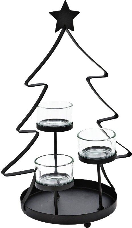 PROGARDEN Svícen dekorační vánoční strom 29 cm KO-ACC690820