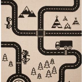 Koberec Zala Living Road Map Charly, detský, 120 x 170 cm