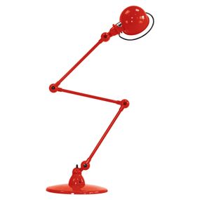 Jieldé Loft D9403 kĺbová stojaca lampa červená, Obývacia izba / jedáleň, hliník, oceľ, E27, 60W, K: 120cm