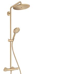 HansGrohe Croma Select S - Sprchový set Showerpipe 280 s termostatom, kefovaný bronz 26890140