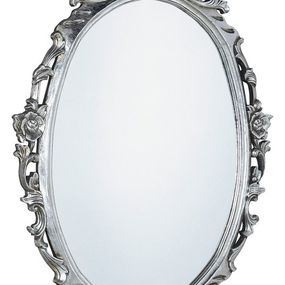 Desna IN344 zrkadlo v ráme, 80x100 cm, strieborná Antique