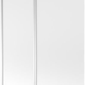 MEXEN - Flip vaňová zástena 1-krídlo 140x150 cm, dekor, chróm 894-140-101-01-30
