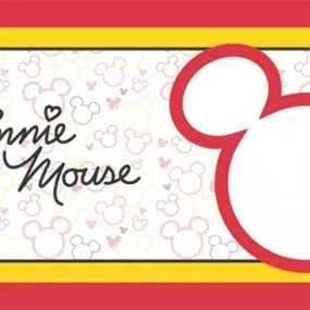 WBD 8068 AG Design Samolepiaca bordúra Mickey Mouse & Minnie silhouette, veľkosť 14 cm x 5 m