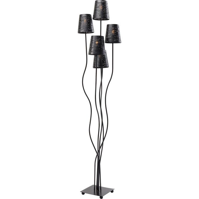 Kare Design Stojaca lampa Flexible Black Cinque