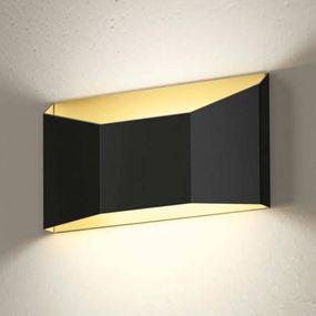 Marchetti Dvojfarebné nástenné LED svetlo Esa, plochý tvar, Obývacia izba / jedáleň, kov, 18W, L: 23 cm, K: 12cm