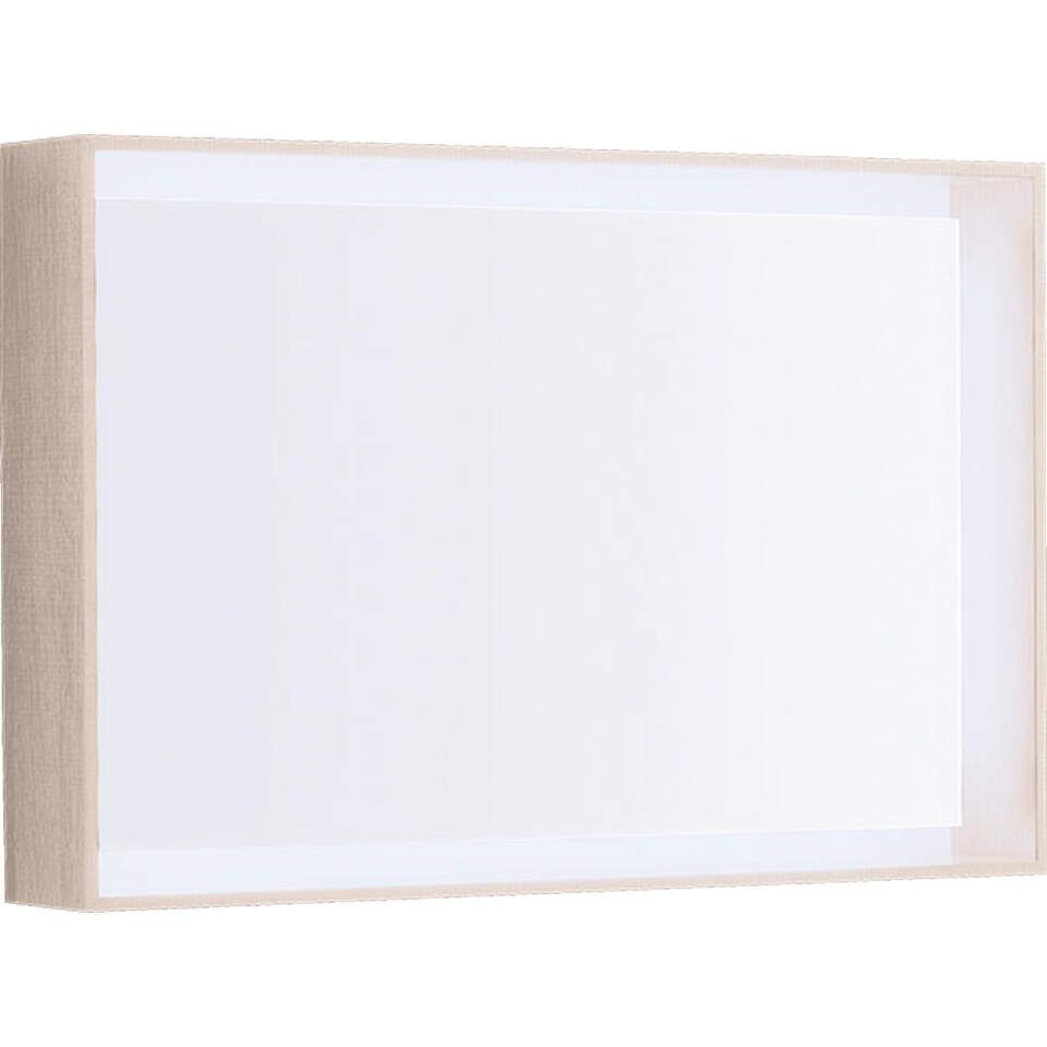 Geberit Citterio - Zrkadlo 884x584 mm s LED osvetlením, béžový dub 500.572.JI.1