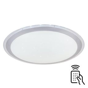 GLOBO SMART LIGHT 41354-30SH CARRY stmievateľné stropné LED svietidlo 530 mm 30W/1500lm 3000-6000K IP20 biela s diaľkovým ovládaním, starlight efekt