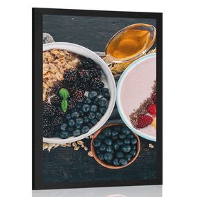 Plagát chutné variácie müsli - 30x45 black